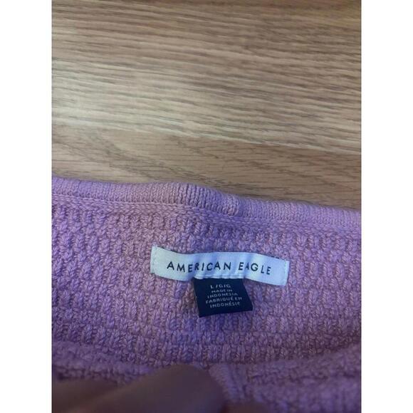 American Eagle Cropped Crochet Tube Top Size Large - Picture 5 of 10